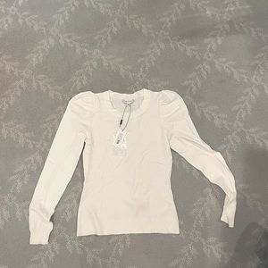 Milly white small sweater